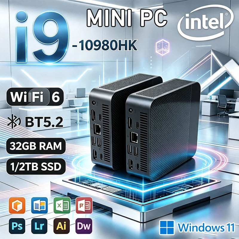 Retro Gaming Mini Pc - มินิพีซี 2026 ระบบปฏิบัติการ Windows 11 Pro