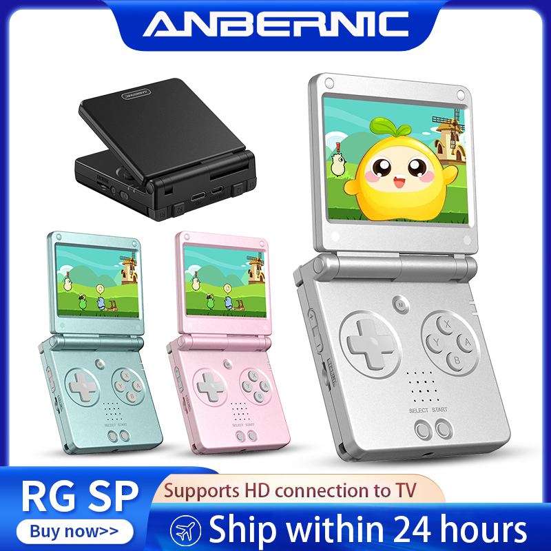 Retro Gaming Best Console - เครื่องเล่นเกมพกพา Anbernic RGSP Flip Retro ระบบปฏิบัติการ