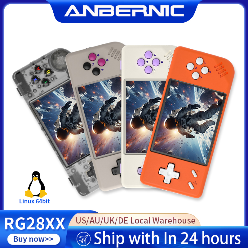 Retro Gaming Best Console - ANBERNIC RG28XX เครื่องเล่นเกมพกพาแบบเรโทร ระบบปฏิบัติการลินุกซ์ 64 บิต