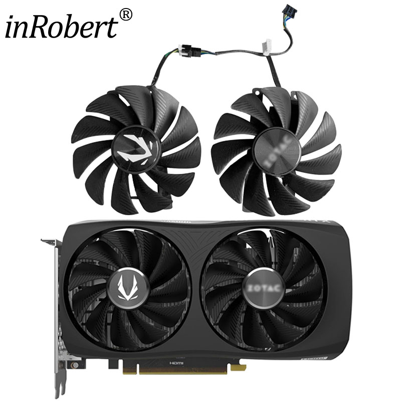 Nvidia Vga Rtx 4060 - การ์ดพัดลมสําหรับ ZOTAC RTX 4060 4060Ti 4070