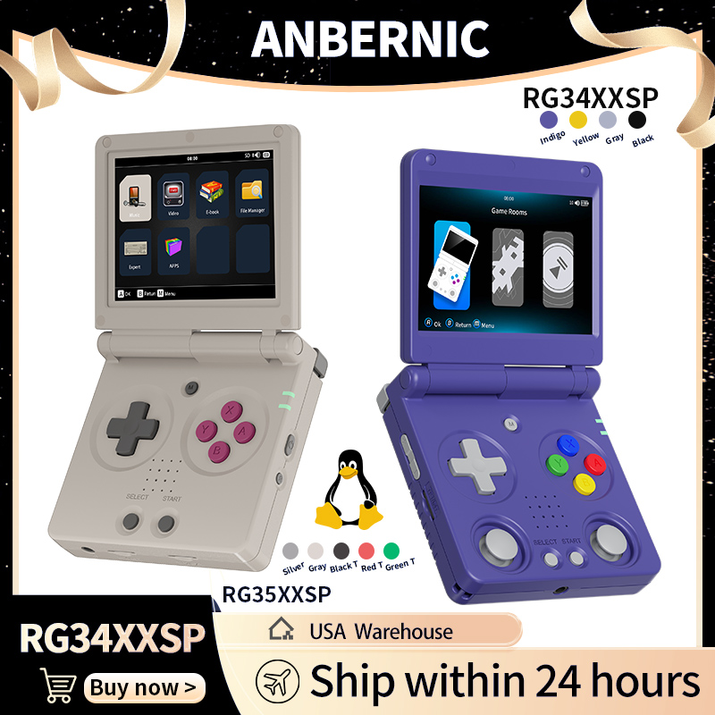 Anbernic RG34XXSP RG35XXSP Fli - Retro Gaming Best Console บทวิจารณ์และราคา
