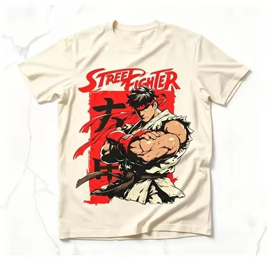 เสื้อยืดผู้ชายลาย Ryu จาก Stre - Retro Gaming Icons บทวิจารณ์และราคา
