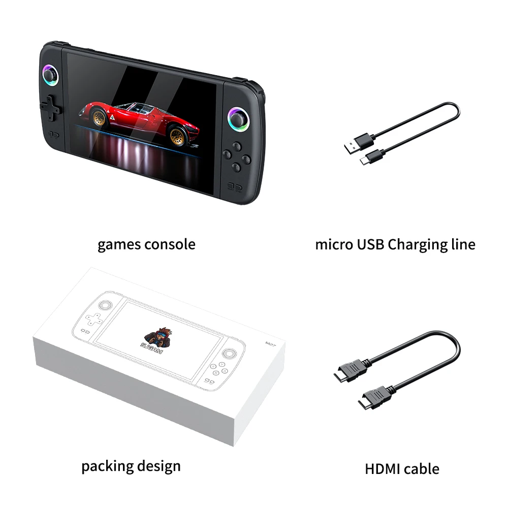 เครื่องเล่นเกมพกพา M27 128G จอ - Retro Gaming Play Zone บทวิจารณ์และราคา